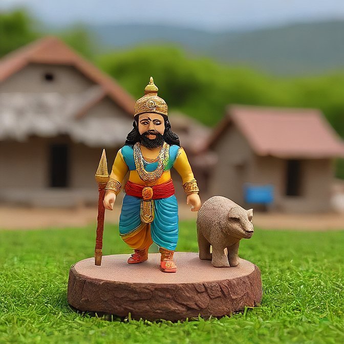 3D cartoon character art